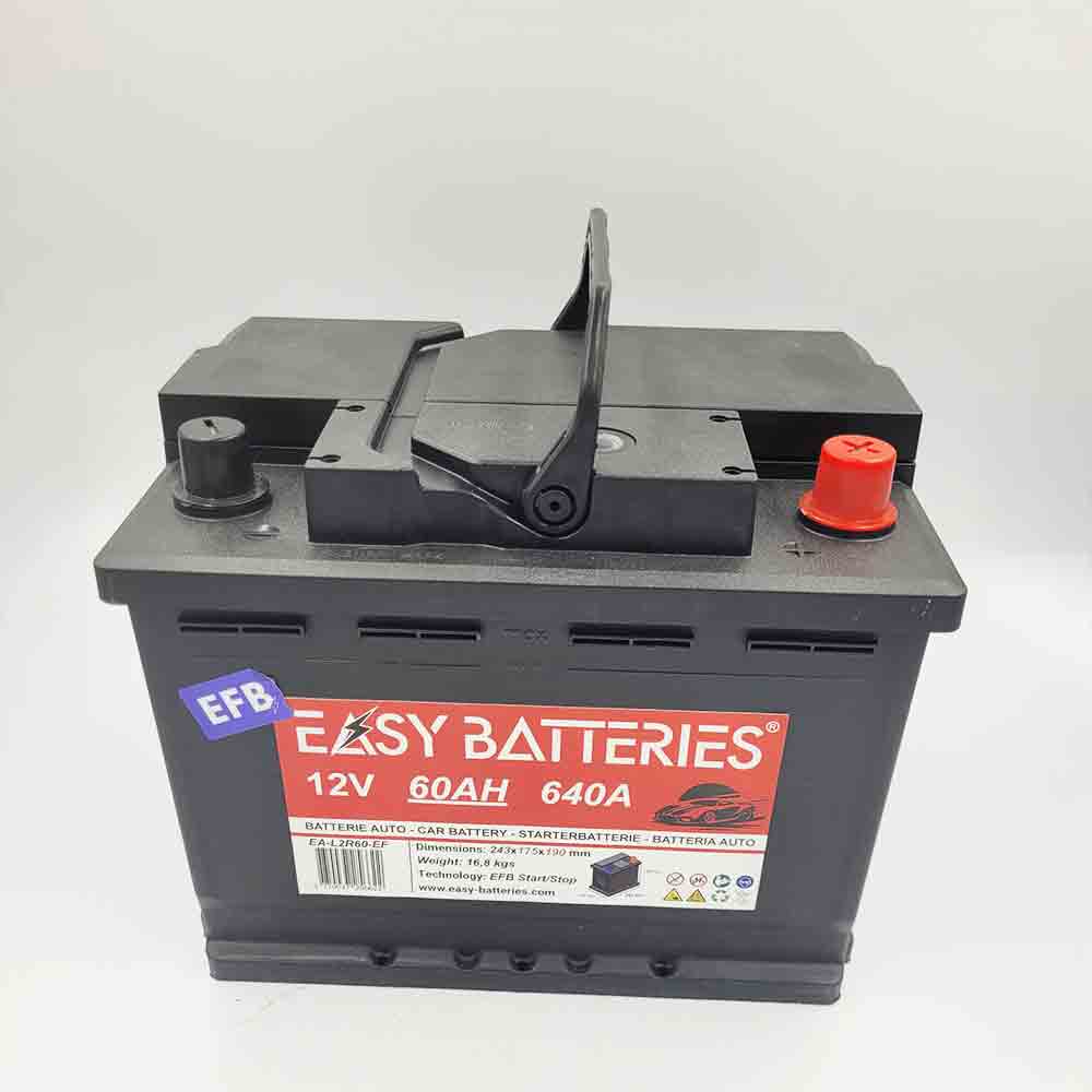 Batterie de voiture 60AH - EFB - Easy batteries