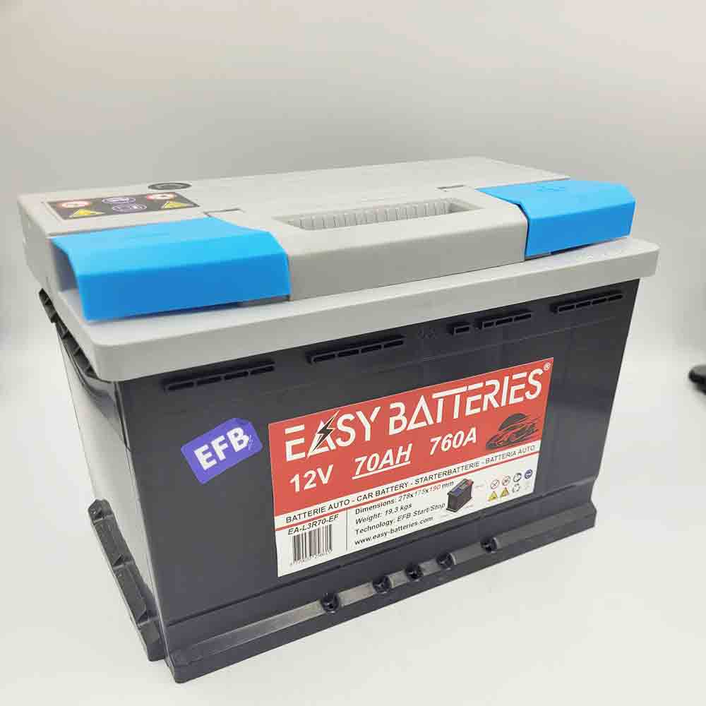 Batterie de voiture 70AH - EFB - Easy batteries