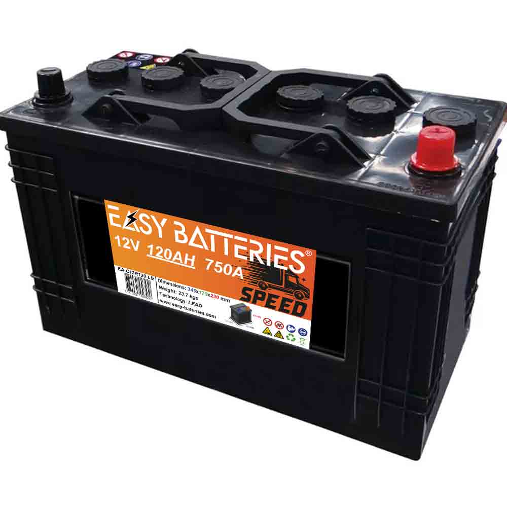 Batterie poids lourd 120AH - Easy Batteries