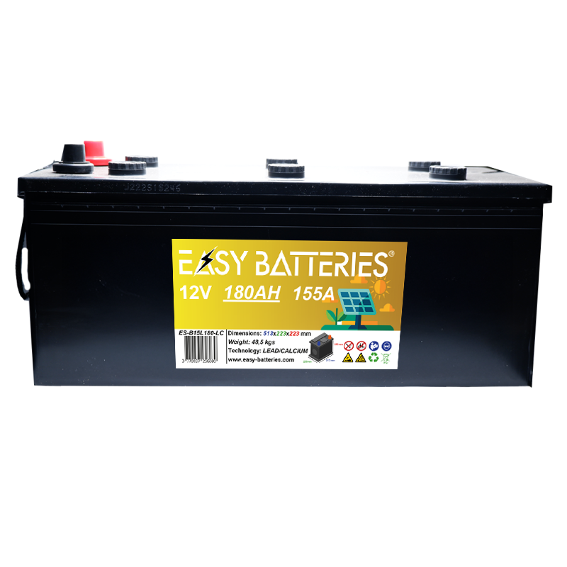 Batterie solaire décharge lente 180AH