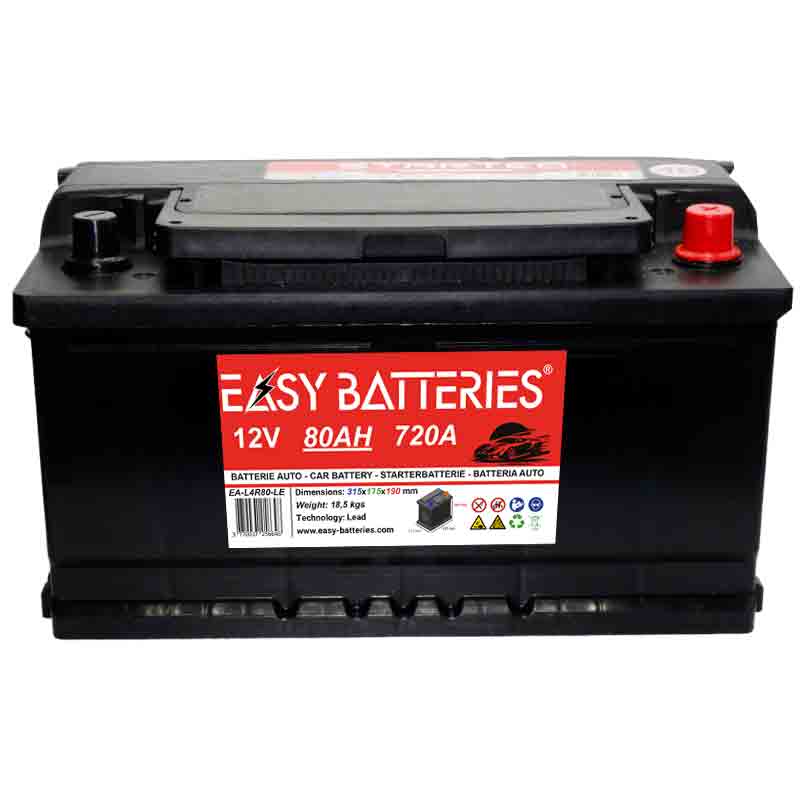 Batterie voiture 80AH Plomb