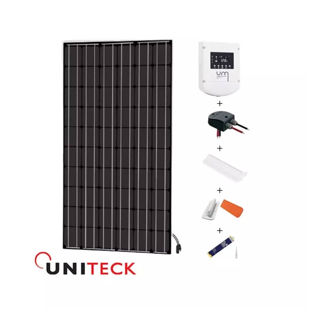 KIT CAMPING-CAR 300W 12V - Panneau Standard avec Régulateur MPPT