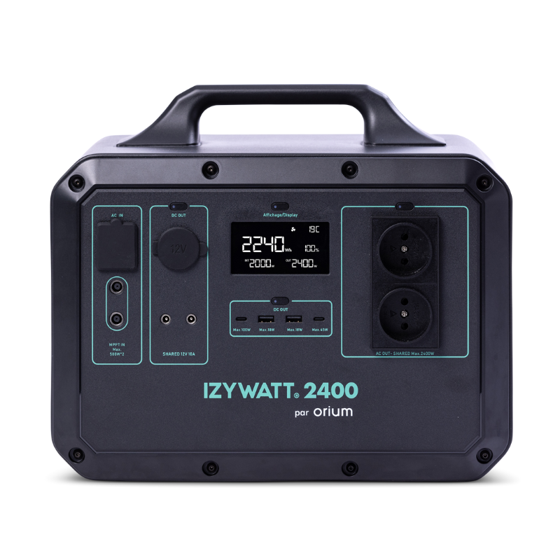 Station d'énergie portable IZYWATT 2400
