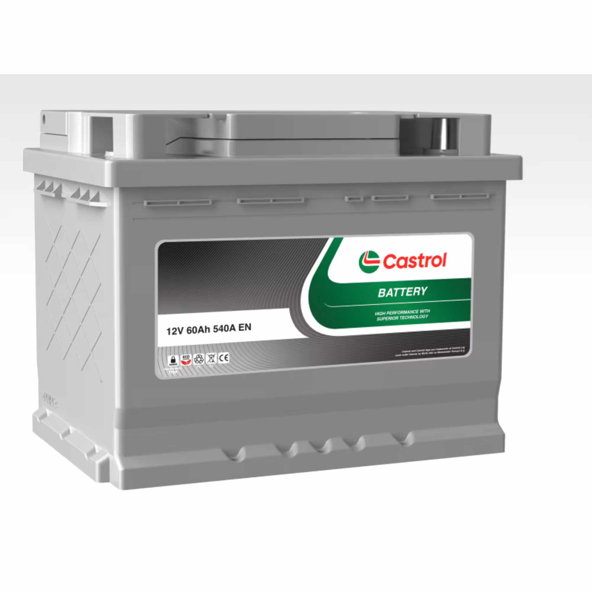 Batterie voiture castrol 12v 63ah 640a cst.l2.63.064.a 1
