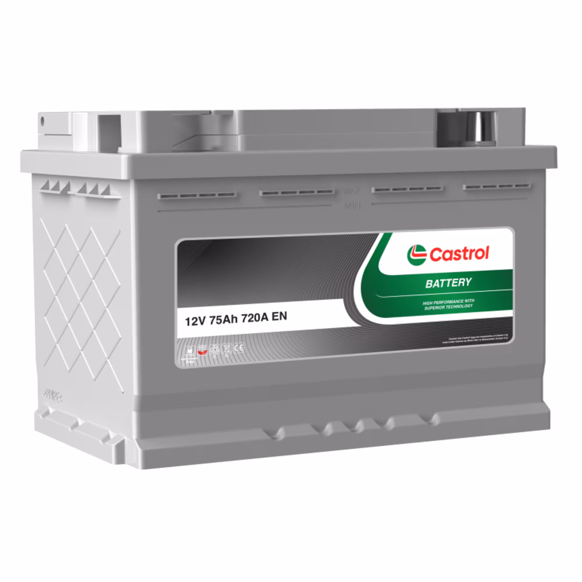 Batterie voiture castrol 75ah cst.l3.75.072.a 1