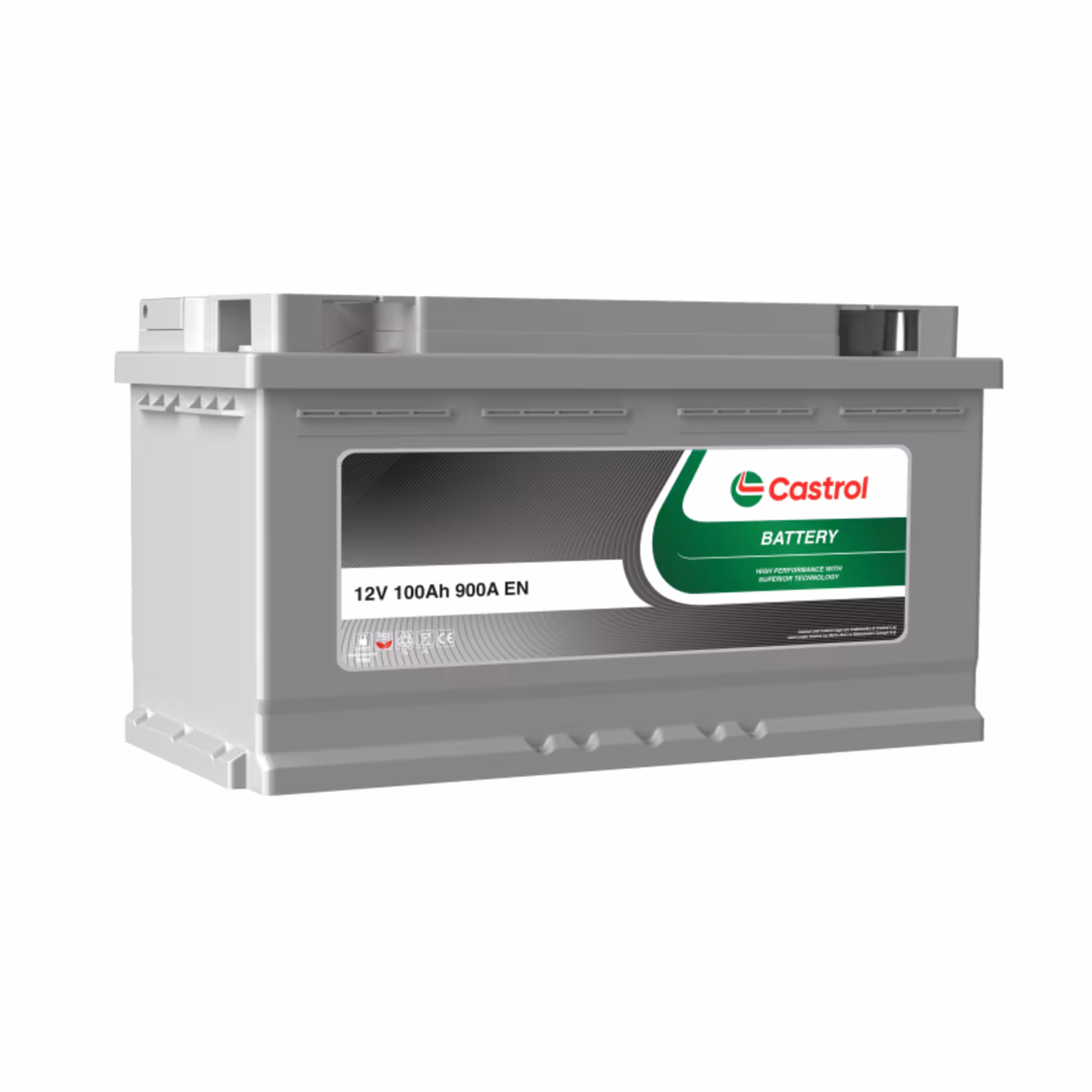 Batterie voiture castrol 100ah cst.l5.100.090.a 1