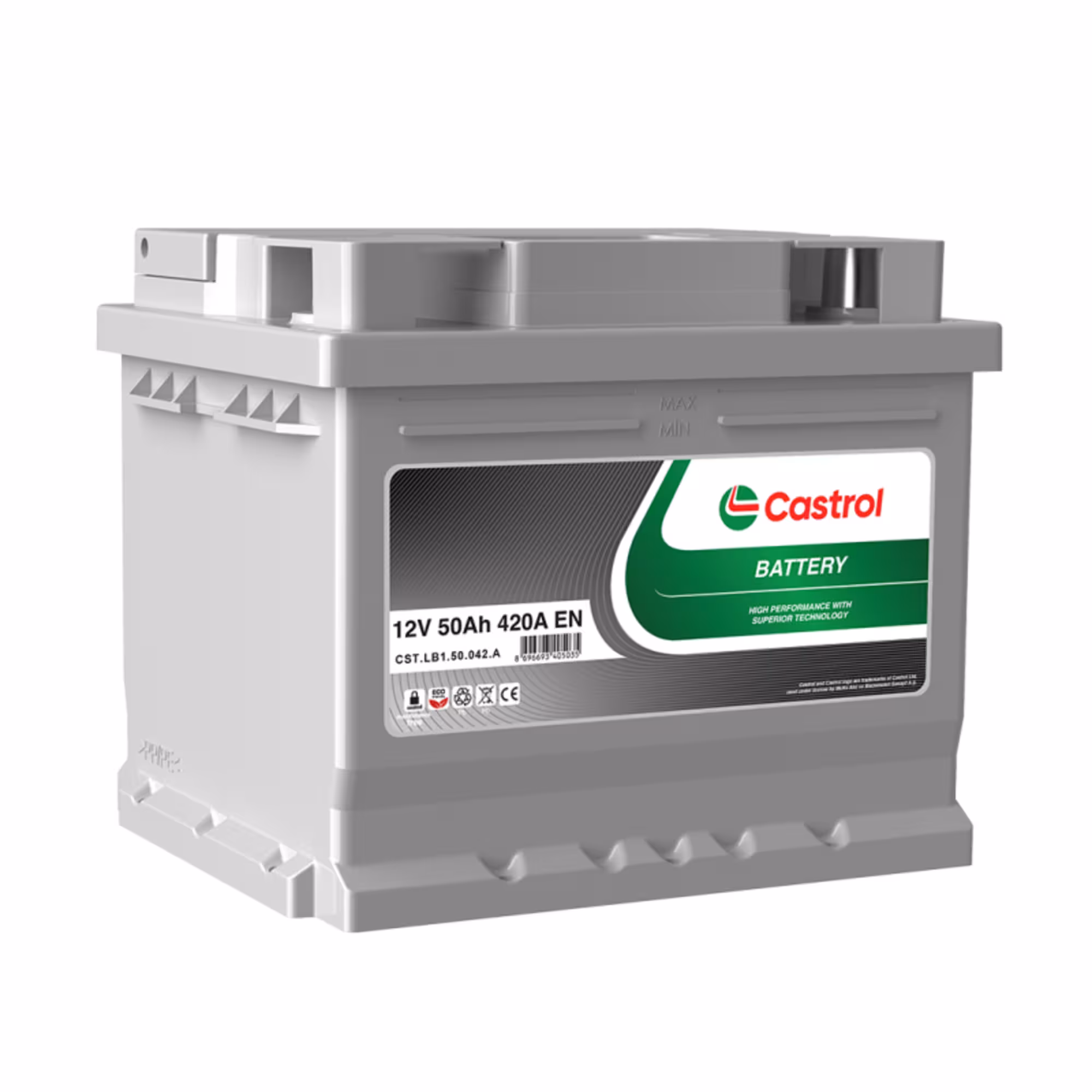 Batterie voiture castrol 50ah cst.lb1.50.042.a 1