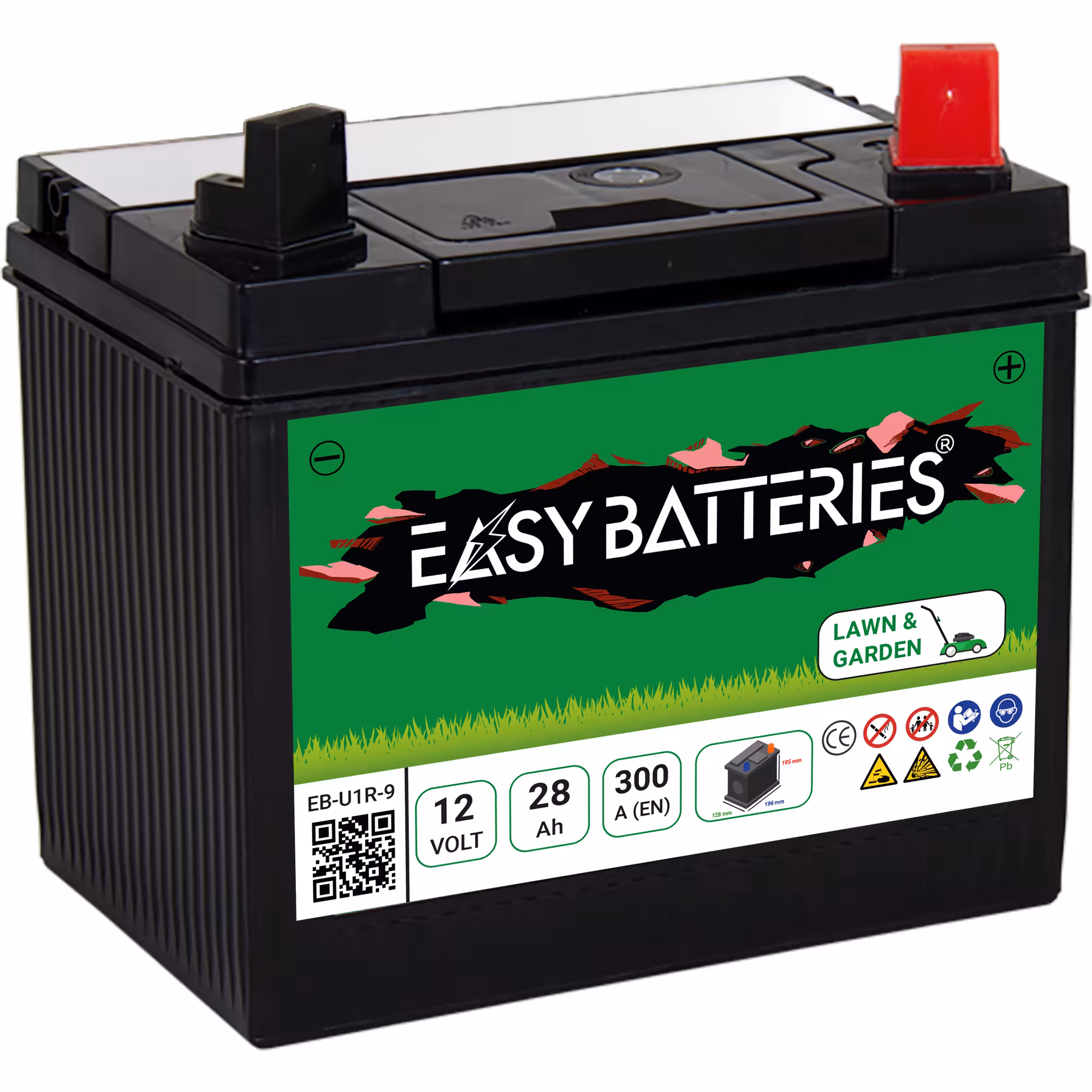Batterie Tondeuse U1R-9 12V 28Ah