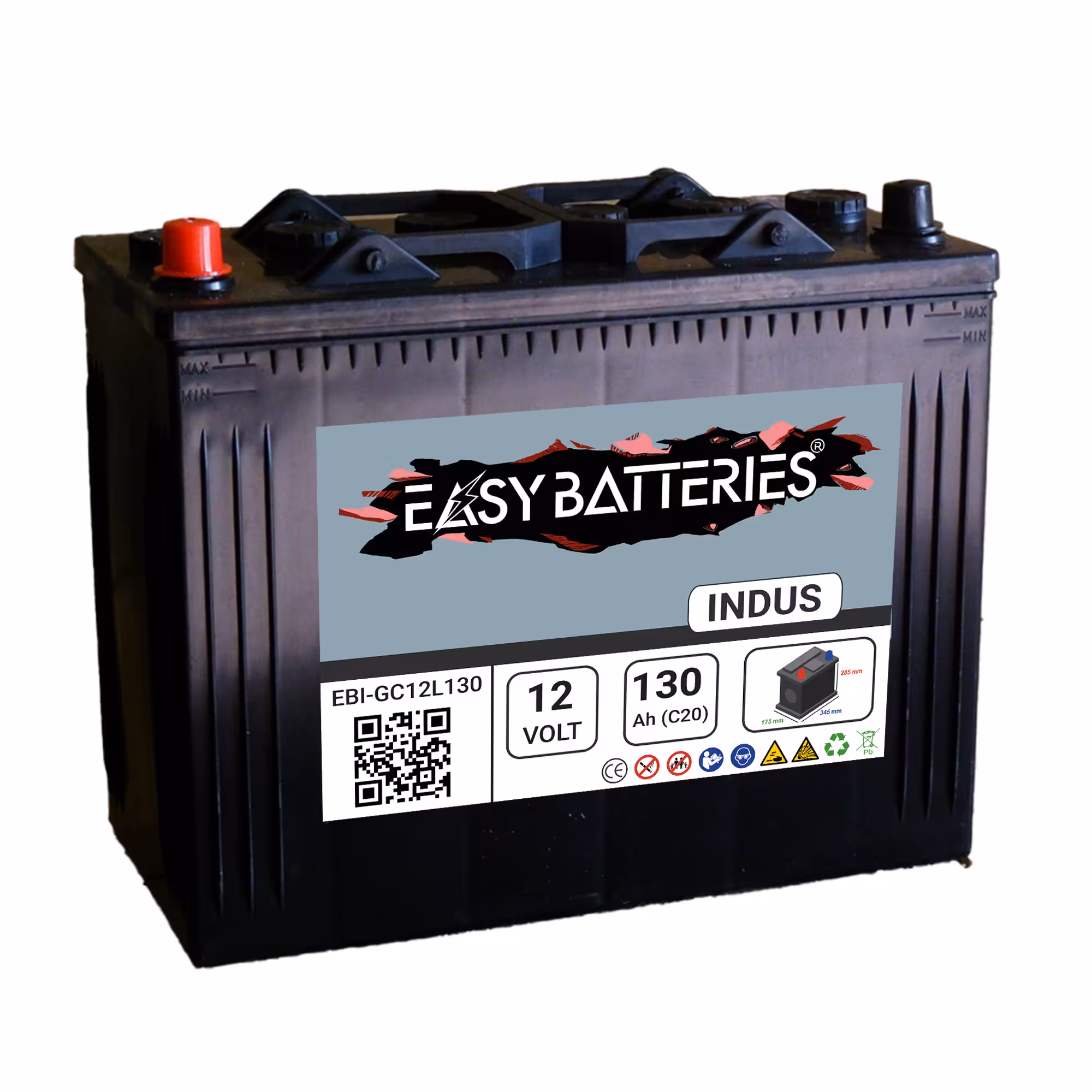 Batterie Décharge lente 12V 130Ah
