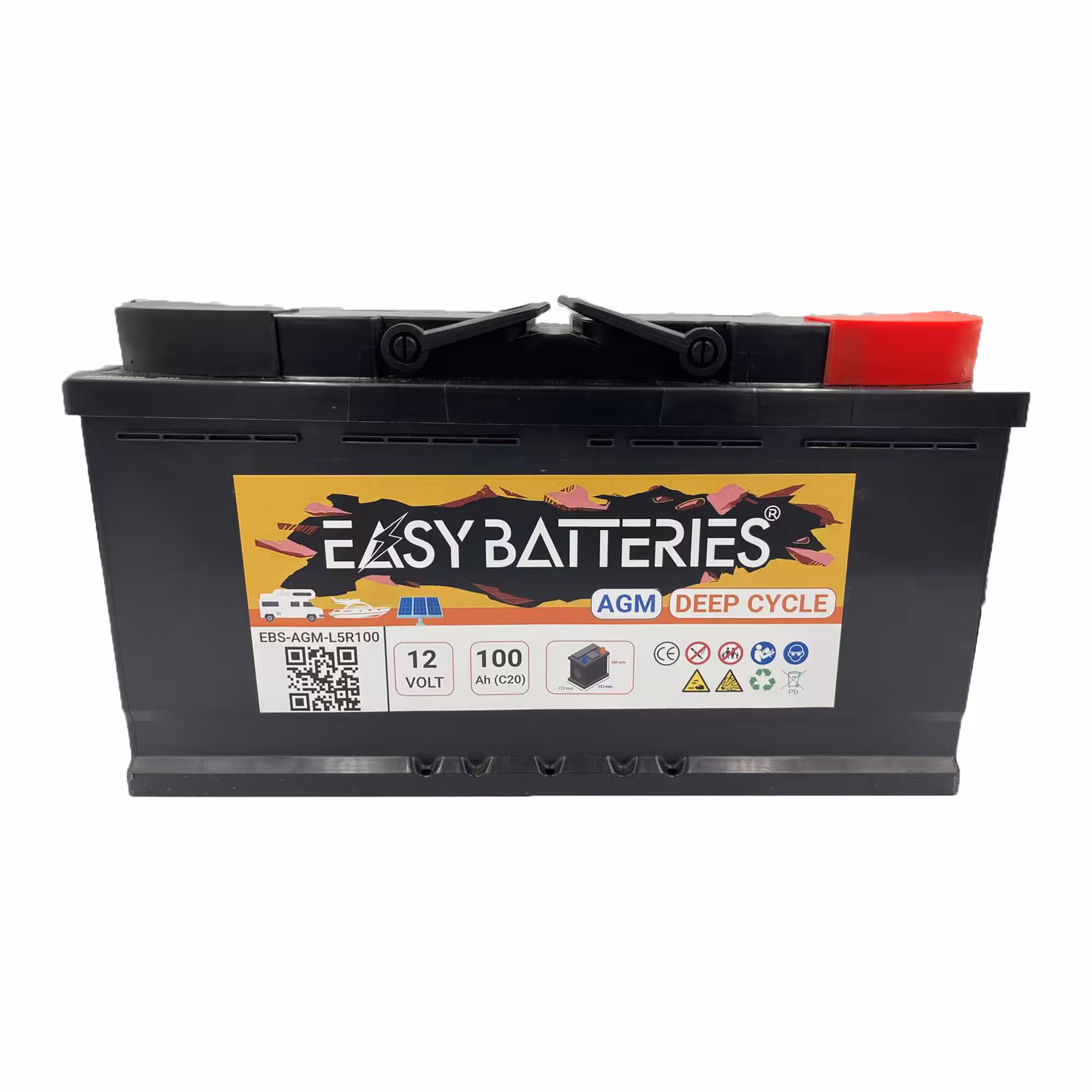 Batterie Décharge lente AGM 12V 100Ah