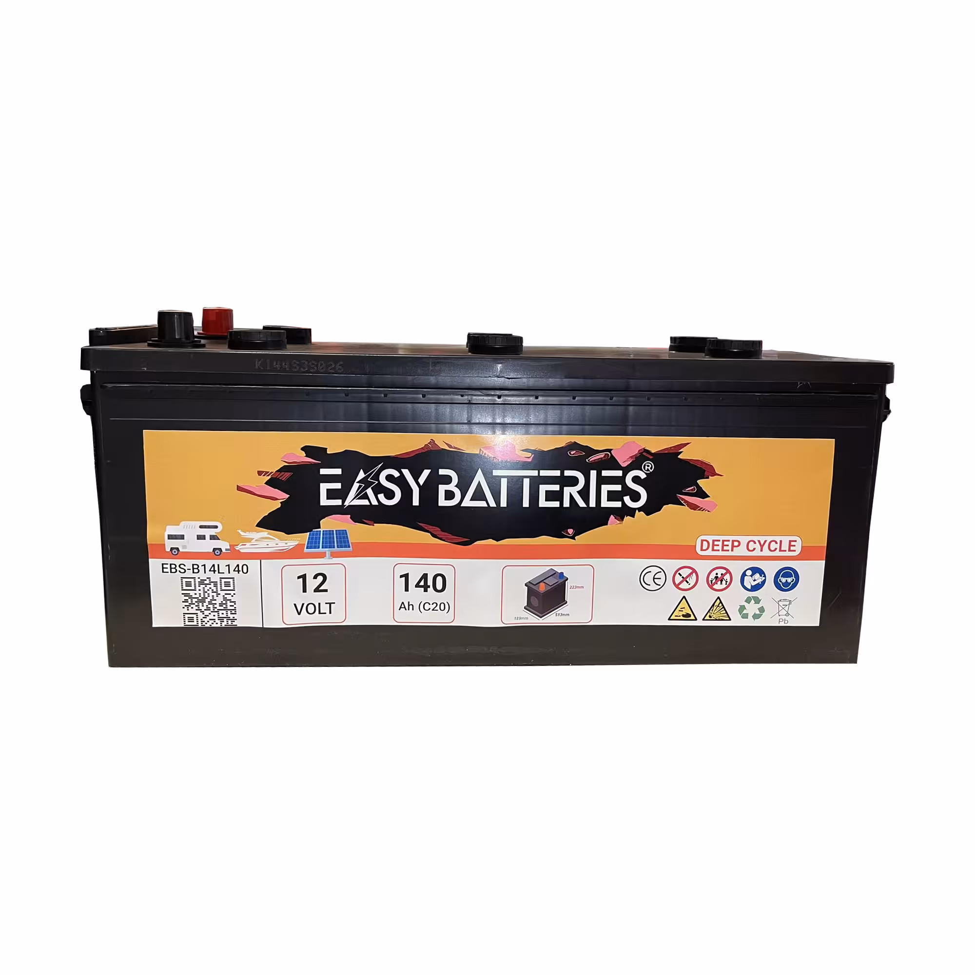 Batterie Décharge lente 12V 140Ah