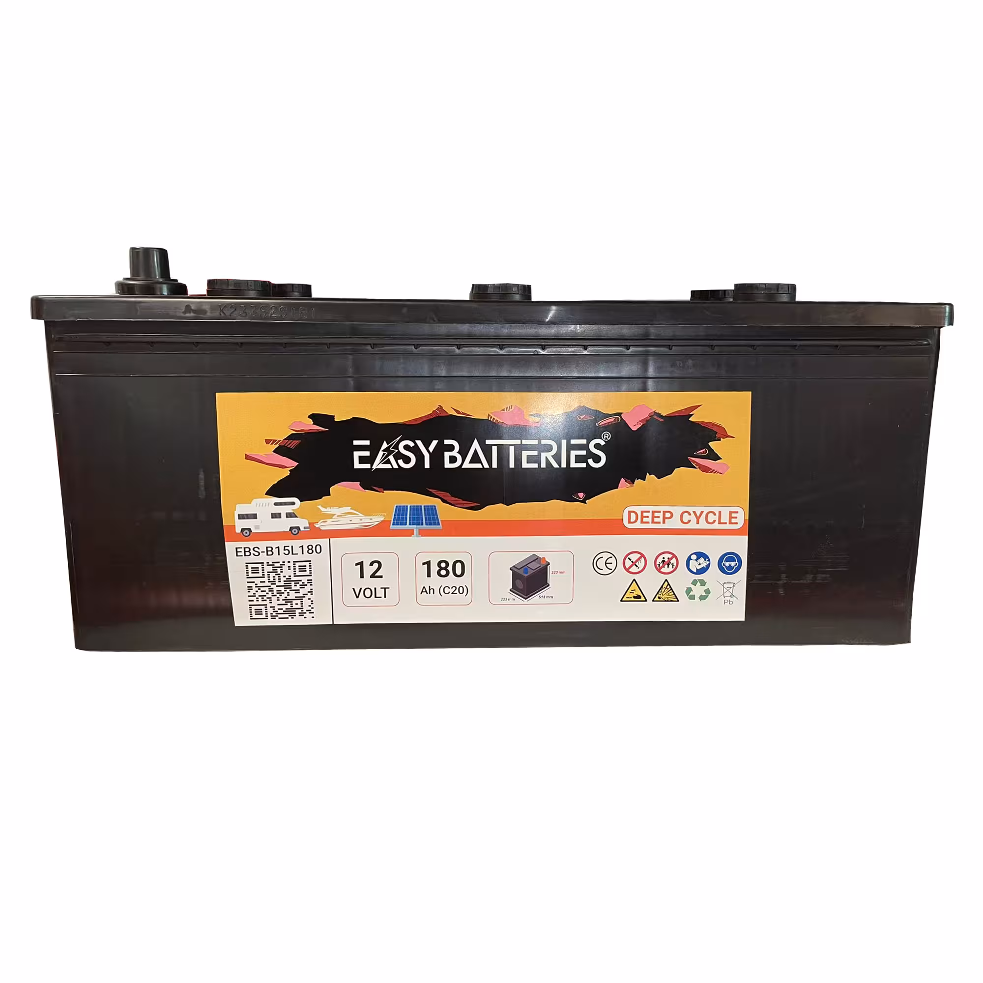 Batterie Décharge lente 12V 180Ah