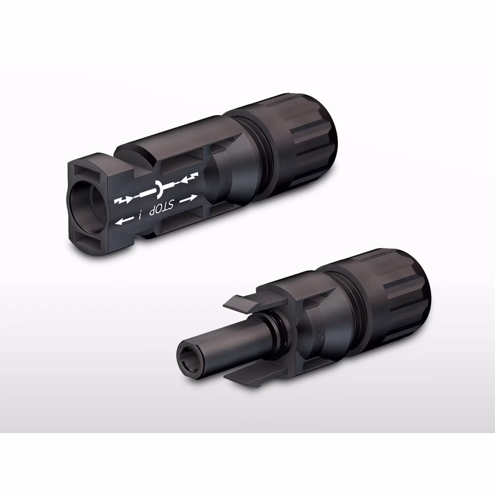 Paire de connecteurs mc4 a sertir 4 6mm2 30a 1000v ebs cn mc4 kit 46 30a1000v 1