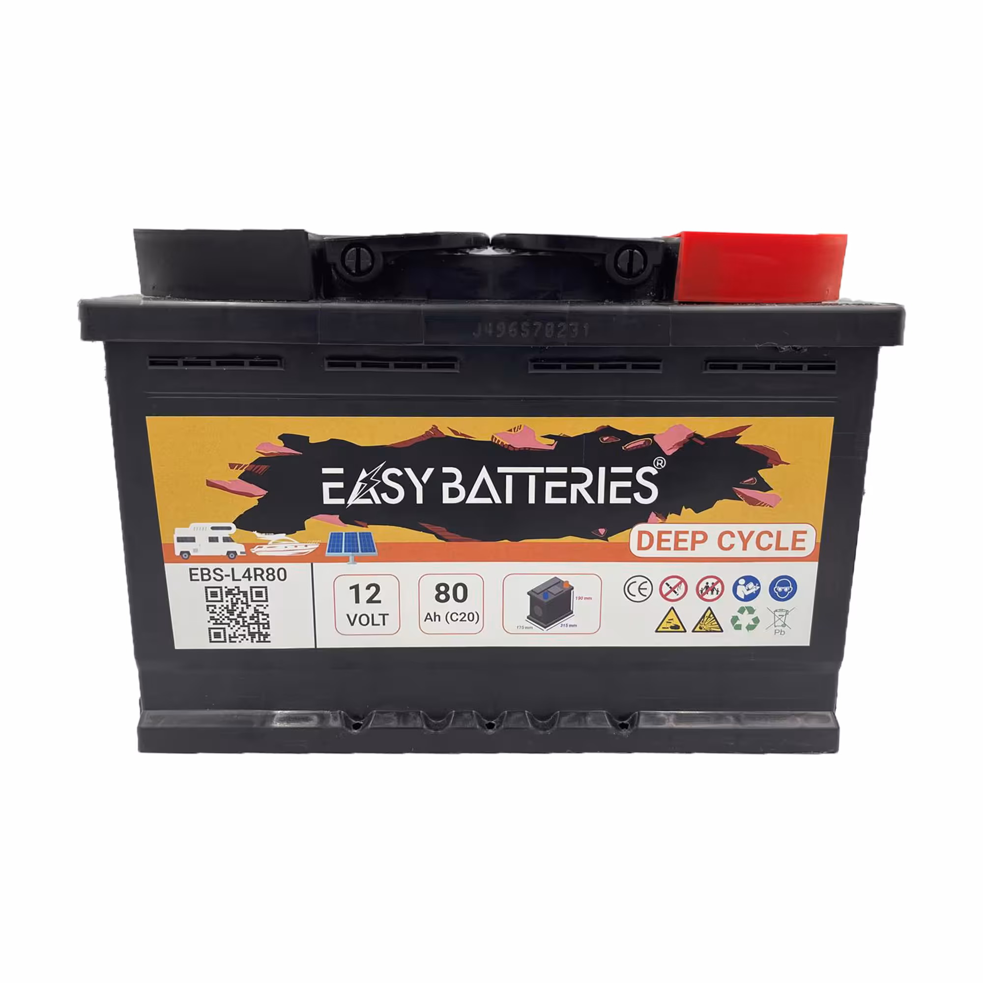 Batterie Décharge lente 12V 80Ah