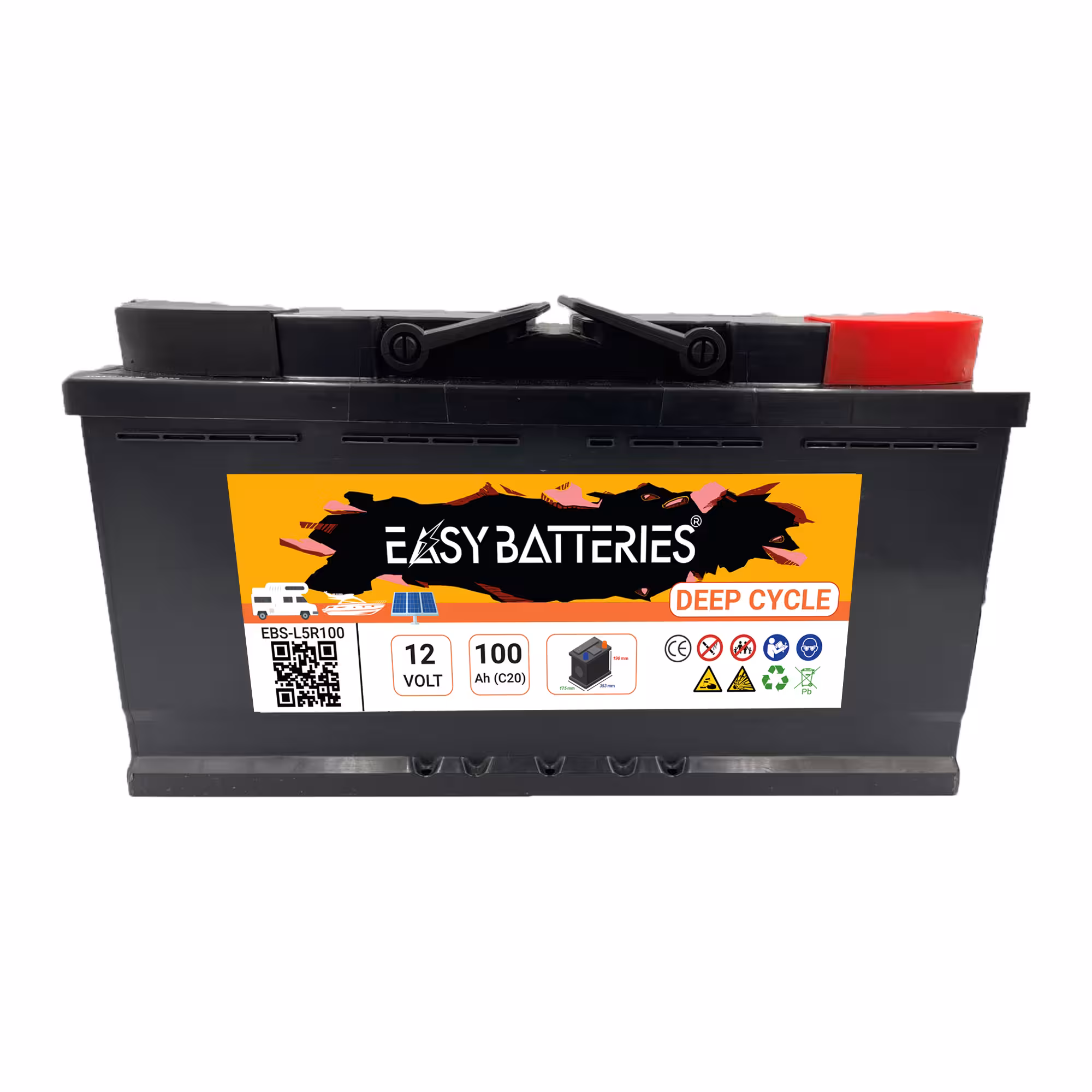 Batterie Décharge lente 12V 100Ah