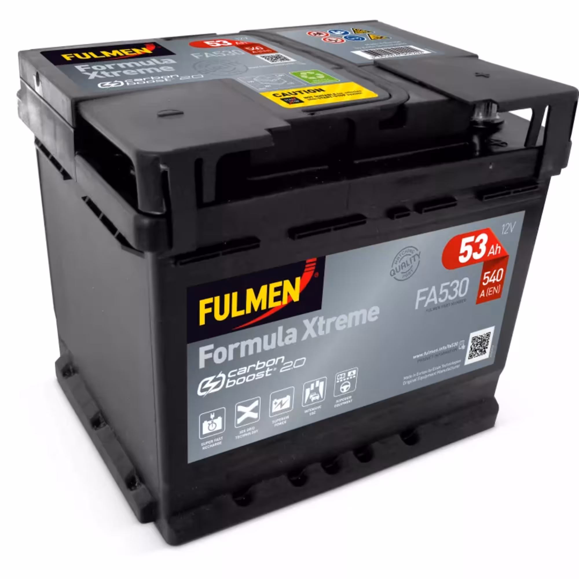 Batterie voiture fulmen formula xtreme fa530 1