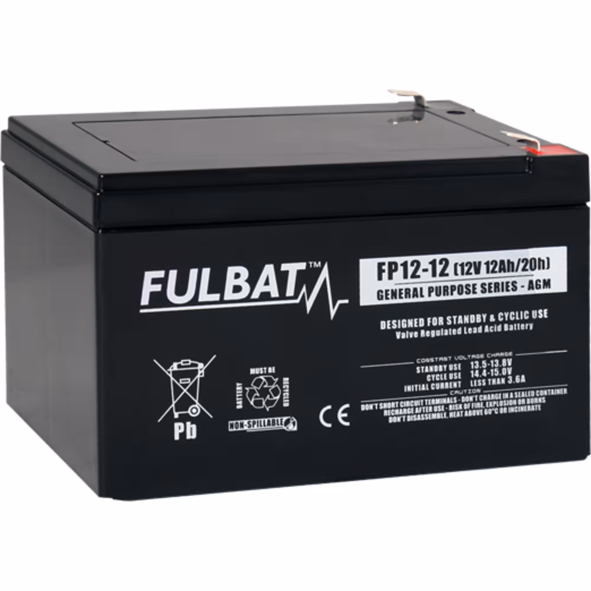Batterie secours fulbat fp12 12 1