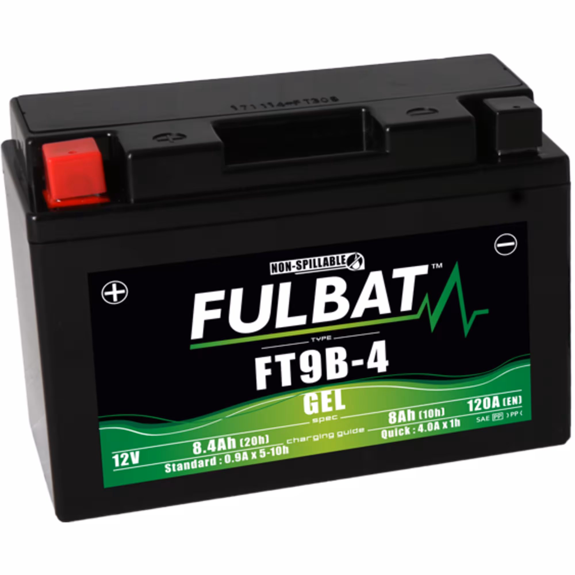 Batterie moto fulbat ft9b 4 gel 1
