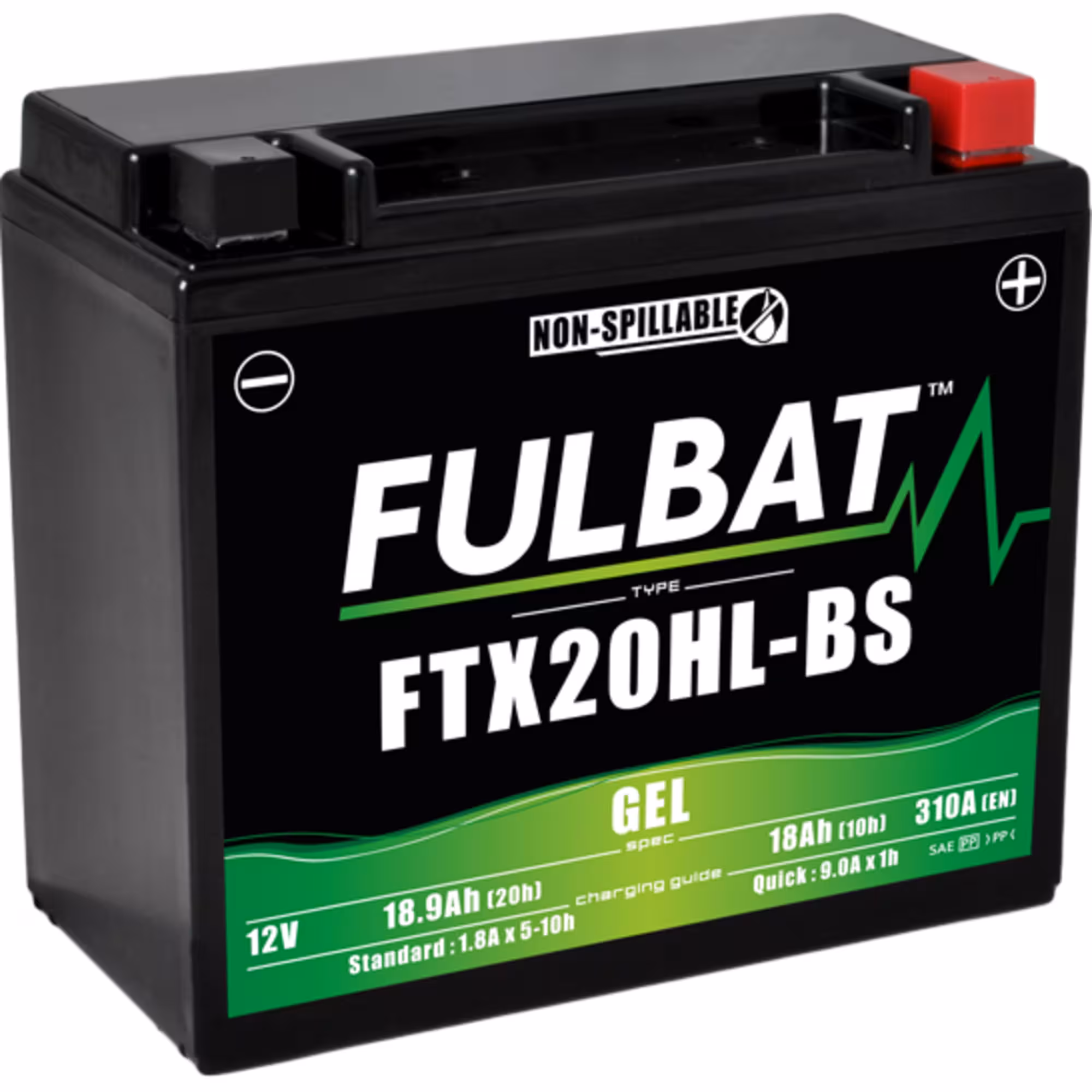 Batterie moto fulbat ftx20hl bs gel 1