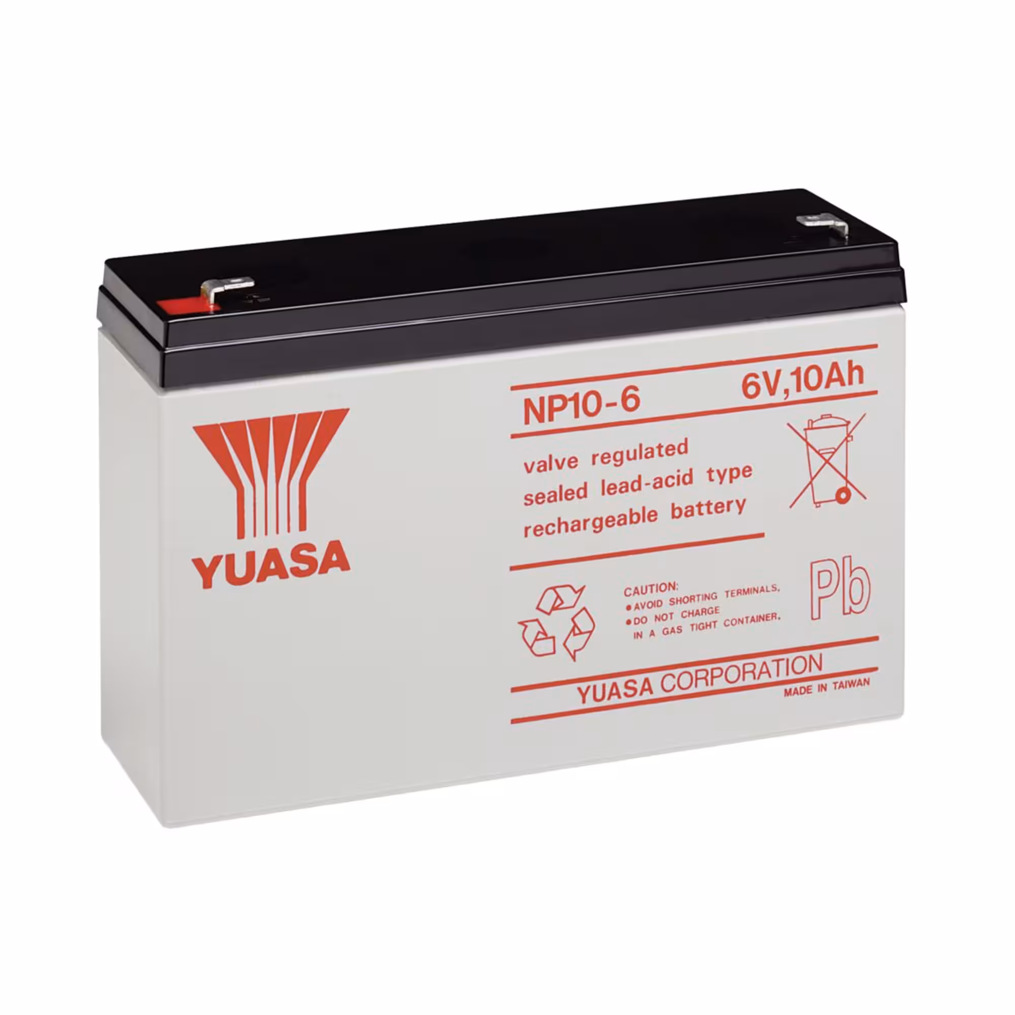 Batterie plomb etanche np10 6 yuasa 1