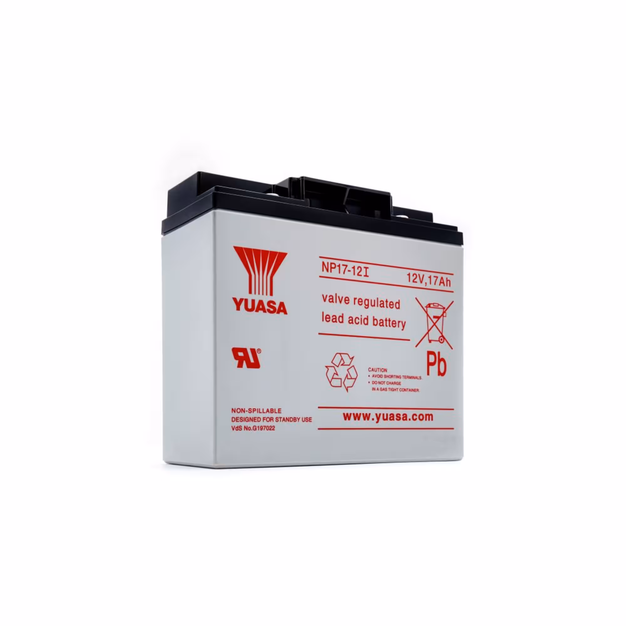 Batterie plomb etanche np17 12i yuasa 12v 17ah 1
