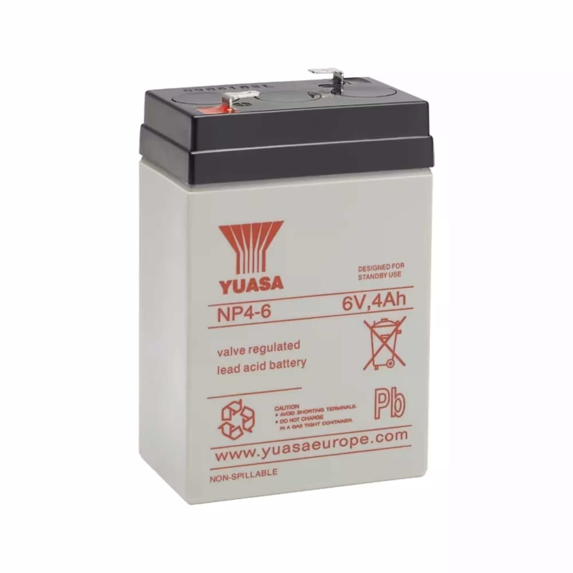 Batterie plomb etanche np4 6 yuasa 1